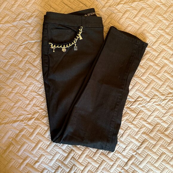 Chico's Embellished Black Jeans - Picture 1 of 6